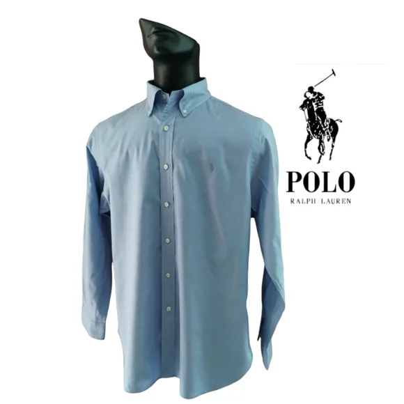 Polo Ralph Lauren | Shirts | Polo Ralph Lauren Mens Xl Slim Fit 7 34 35  Oxford Stretch Long Sleeve | Poshmark